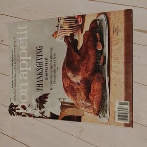 5/$10 Bon Apetit November 2021 Thanksgiving Simplified Magazine